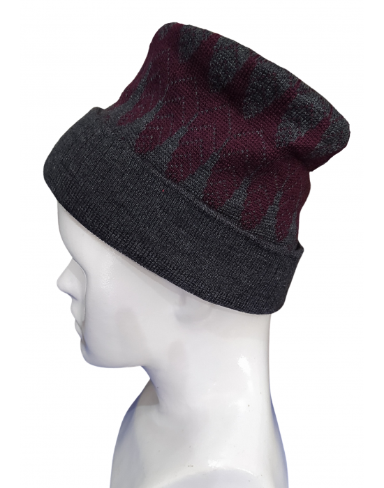 Unisex Purewool  designer Cap dark grey